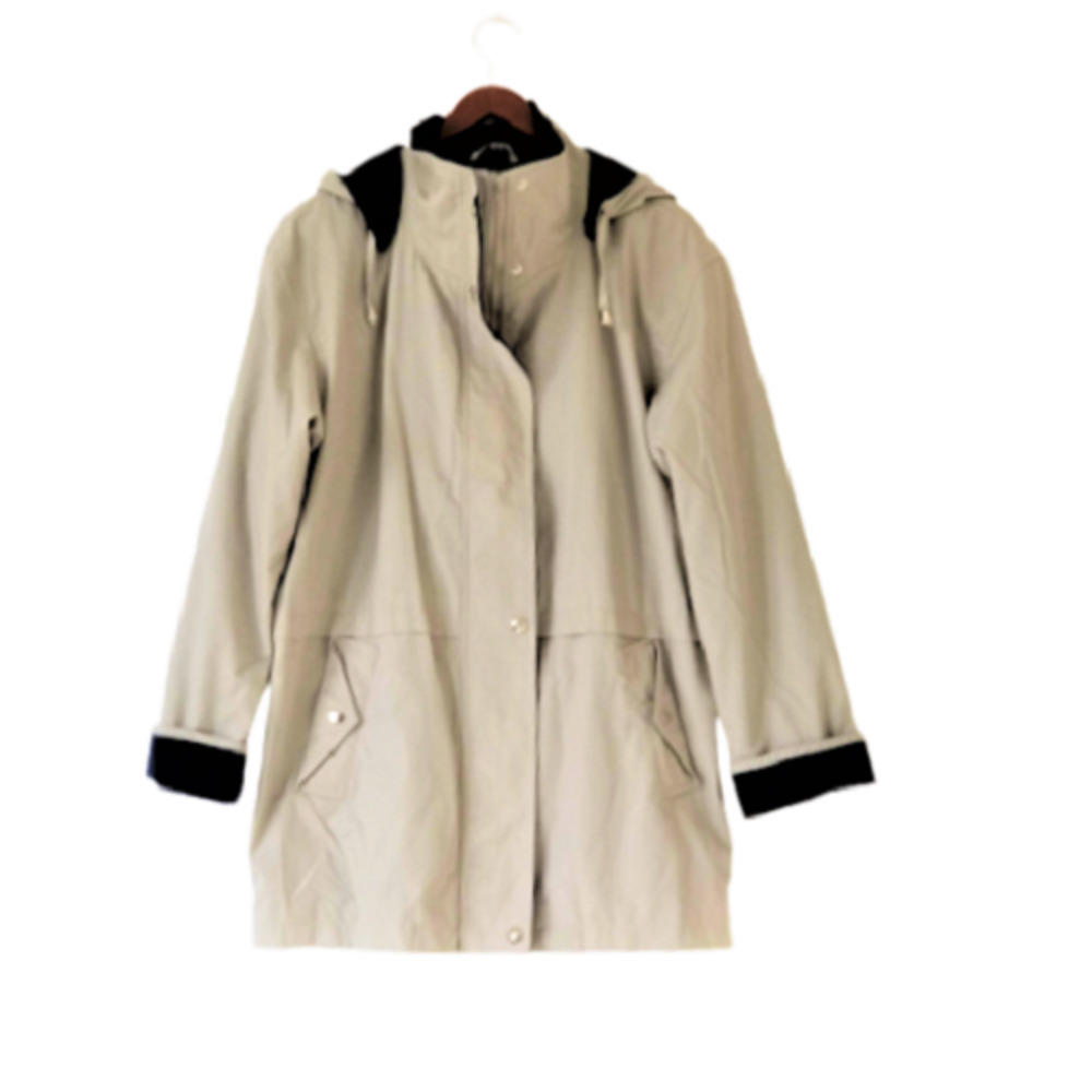 Innovation By IZZI Men Full Zip Silver Button Hoodie Jacket - Size M
